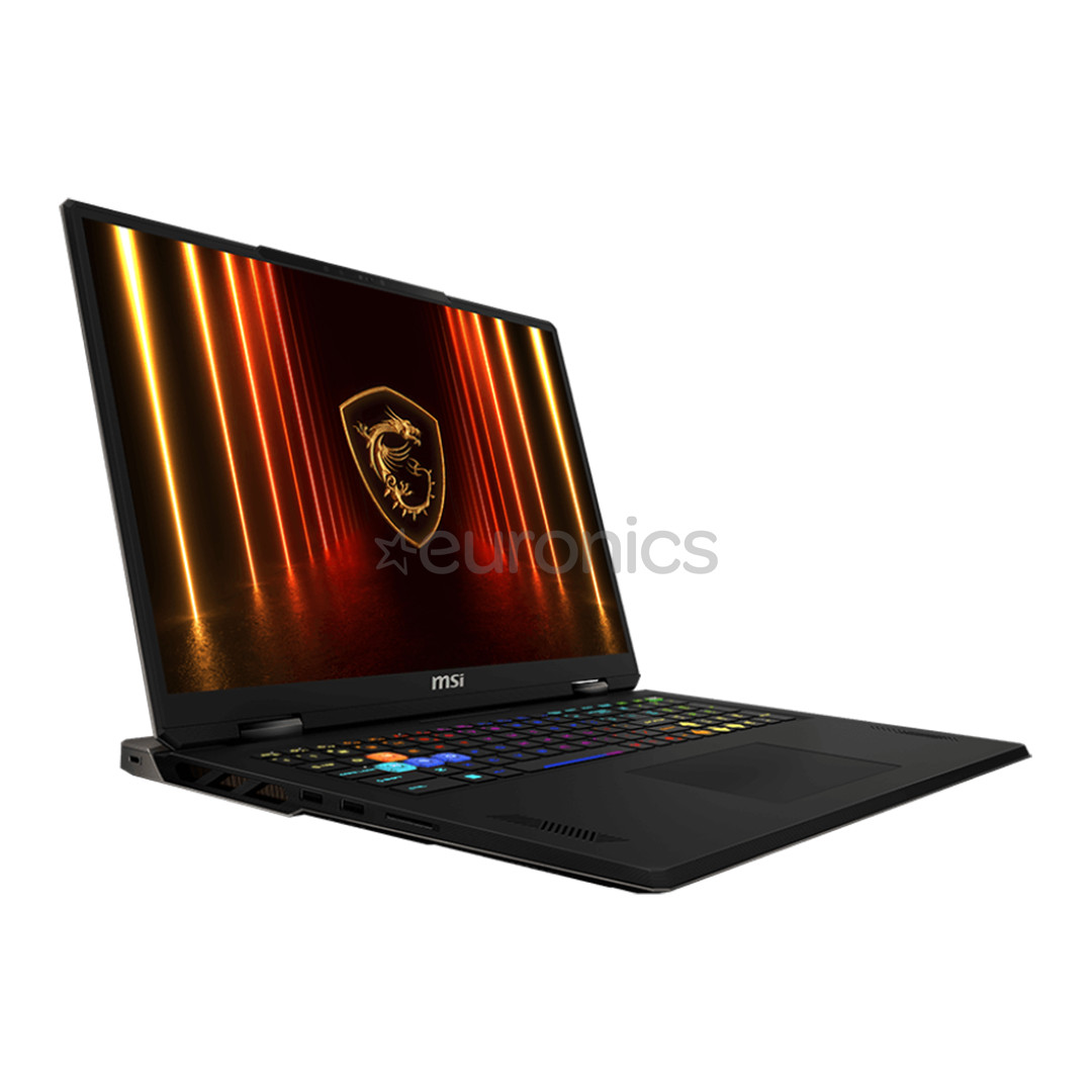 MSI Vector 18 HX, 18'', QHD+, 240 Hz, Ultra 9, 32 GB, 2 TB, RTX 5080, ENG, hall - Sülearvuti
