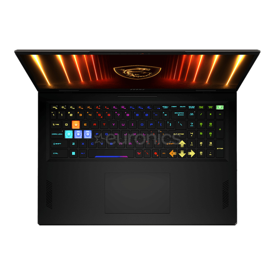 MSI Vector 18 HX, 18'', QHD+, 240 Hz, Ultra 9, 32 GB, 2 TB, RTX 5080, ENG, hall - Sülearvuti