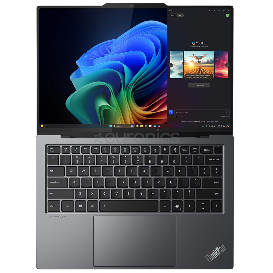 Lenovo ThinkPad X9-14 Gen 1 Aura Edition, 14", WUXGA, Ultra 5, 16 GB, 512 GB, ENG, hall - Sülearvuti