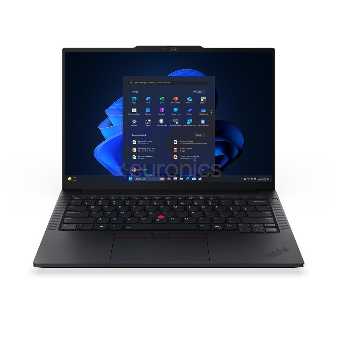Lenovo ThinkPad E14 Gen 7, 14'', WUXGA, Ryzen 5, 16 GB, 512 GB, W11P, ENG, must - Sülearvuti