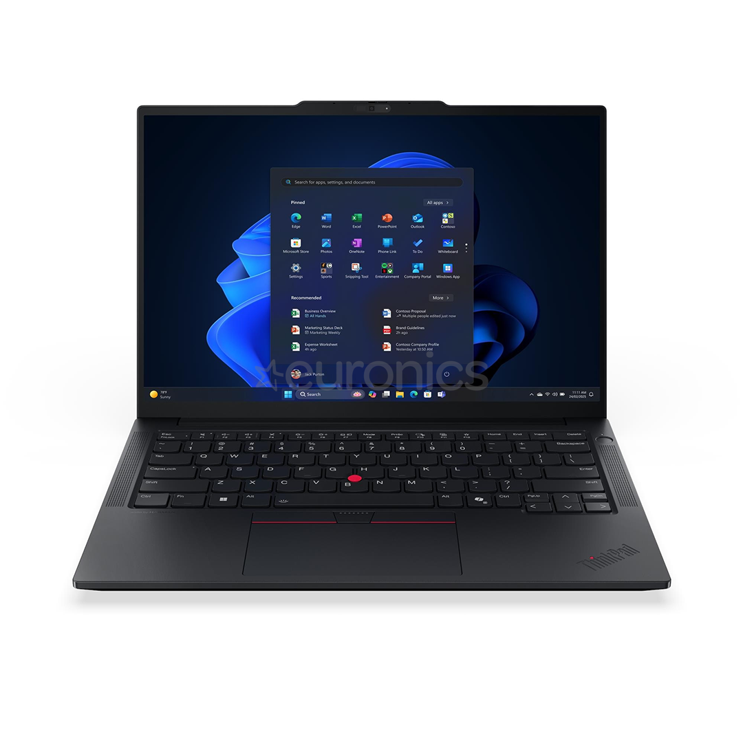 Lenovo ThinkPad E14 Gen 7, 14'', WUXGA, Ryzen 5, 16 GB, 512 GB, W11P, ENG, black - Notebook