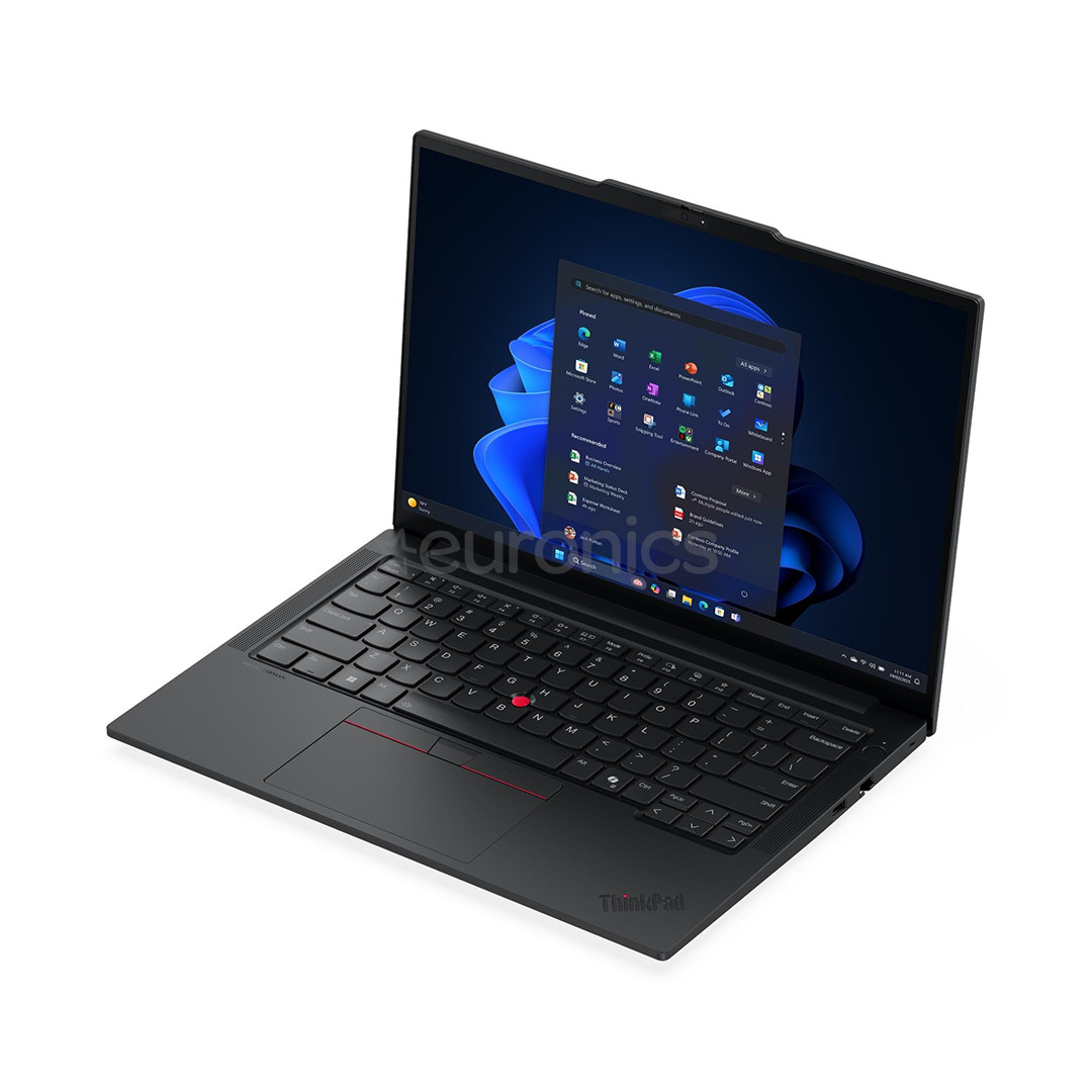 Lenovo ThinkPad E14 Gen 7, 14'', WUXGA, Ryzen 5, 16 GB, 512 GB, W11P, ENG, must - Sülearvuti