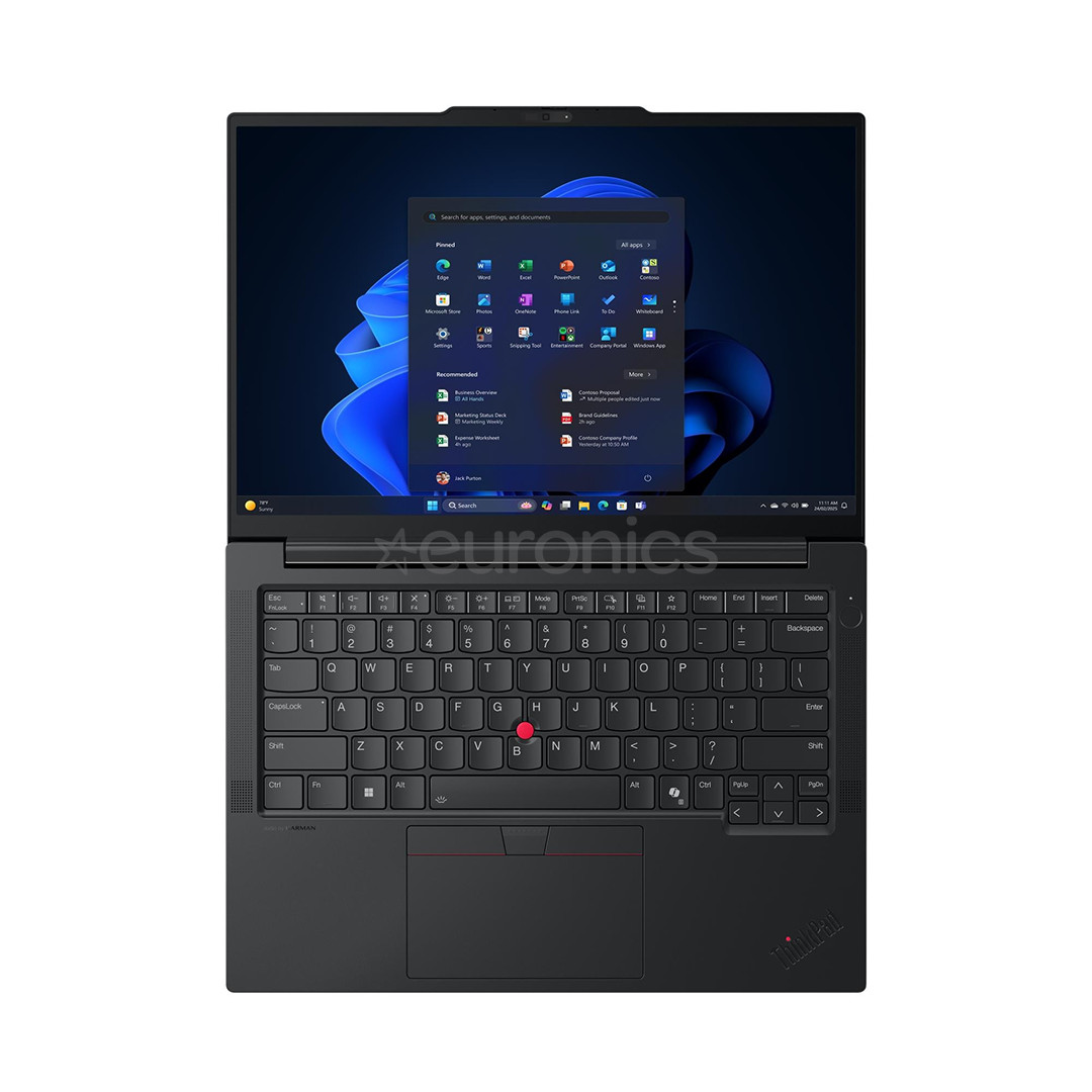Lenovo ThinkPad E14 Gen 7, 14'', WUXGA, Ryzen 5, 16 GB, 512 GB, W11P, ENG, must - Sülearvuti