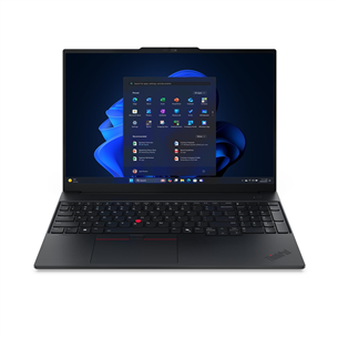 Lenovo ThinkPad E16 Gen 3, 16'', WUXGA, Ryzen 5, 16 GB, 512 GB, W11P, ENG, must - Sülearvuti 21ST001EMH