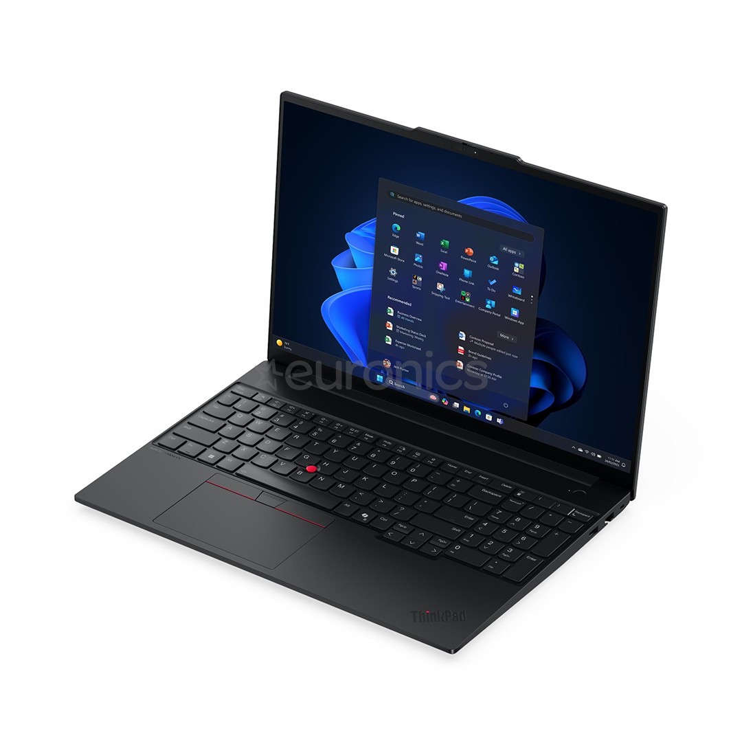 Lenovo ThinkPad E16 Gen 3, 16'', WUXGA, Ryzen 5, 16 GB, 512 GB, W11P, ENG, black - Notebook