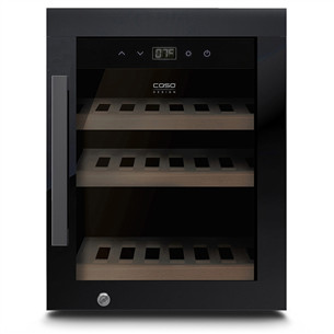 Caso WineExclusive 12, 12 pudelit, kõrgus 52 cm, must - Veinikülmik 00716
