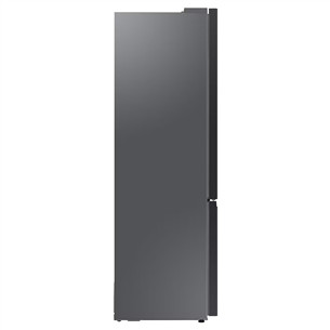Samsung BeSpoke, 390 л, высота 203 см, черный - Холодильник