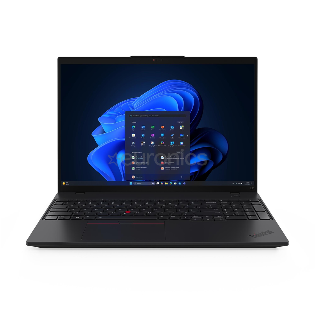Lenovo ThinkPad L16 Gen 2, 16'', WUXGA, Ryzen 7 PRO, 32 GB, 1 TB, W11P, ENG, black - Notebook