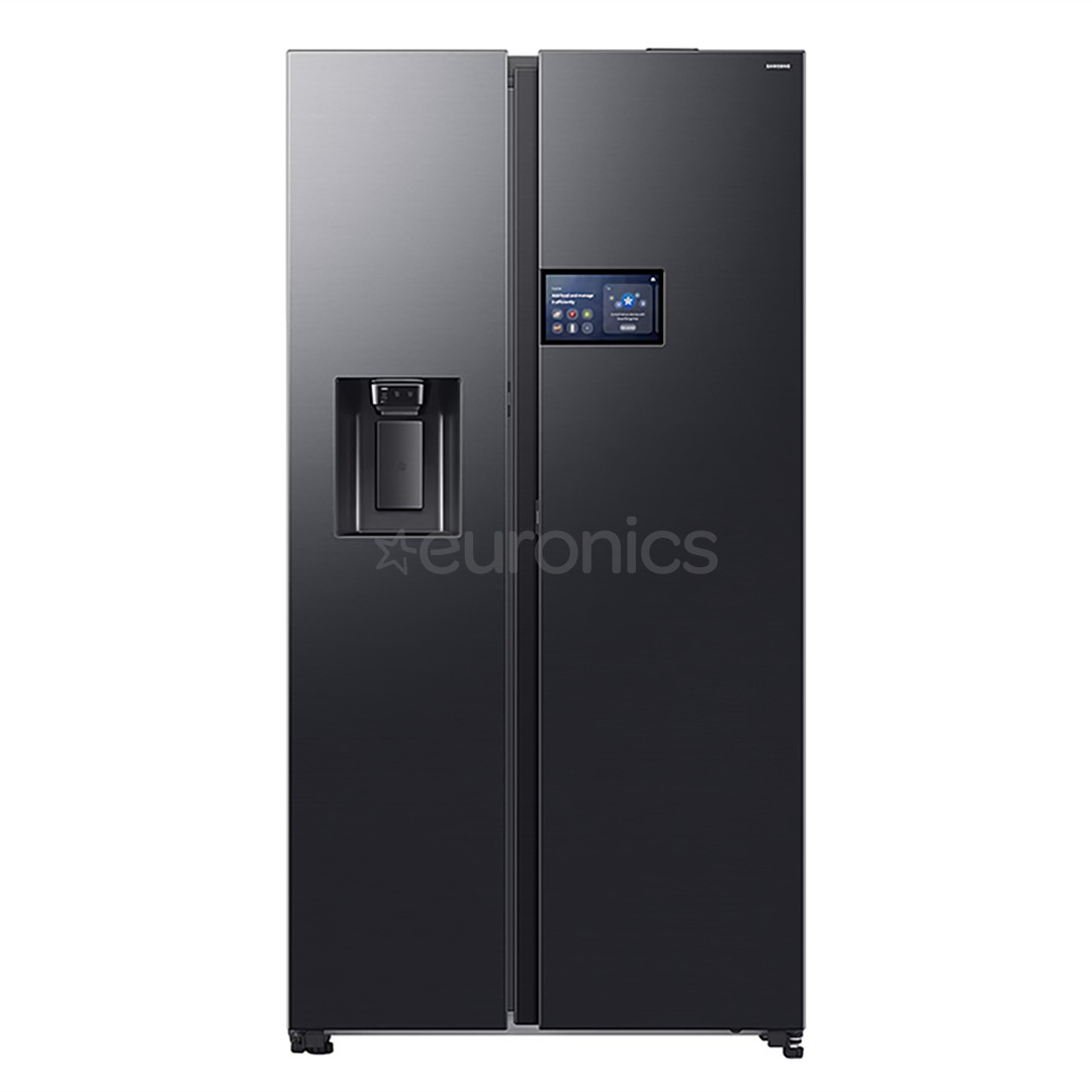 Samsung Bespoke AI Home, NoFrost, 621 L, height 179 cm, black - SBS-refrigerator
