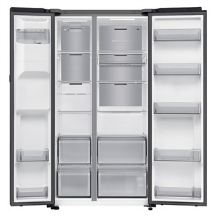 Samsung Bespoke AI Home, NoFrost, 621 L, height 179 cm, black - SBS-refrigerator