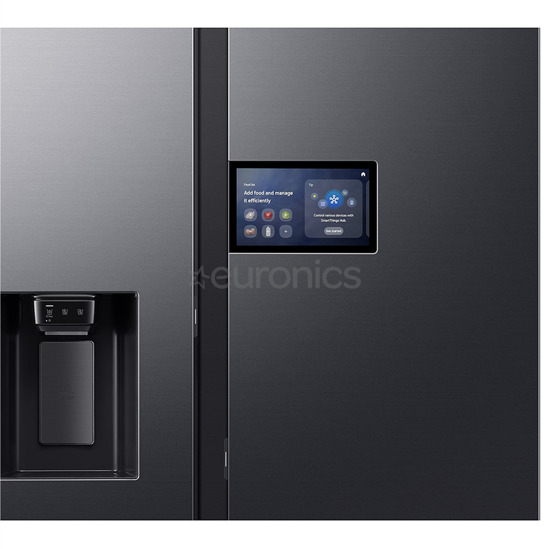 Samsung Bespoke AI Home, NoFrost, 621 L, height 179 cm, black - SBS-refrigerator