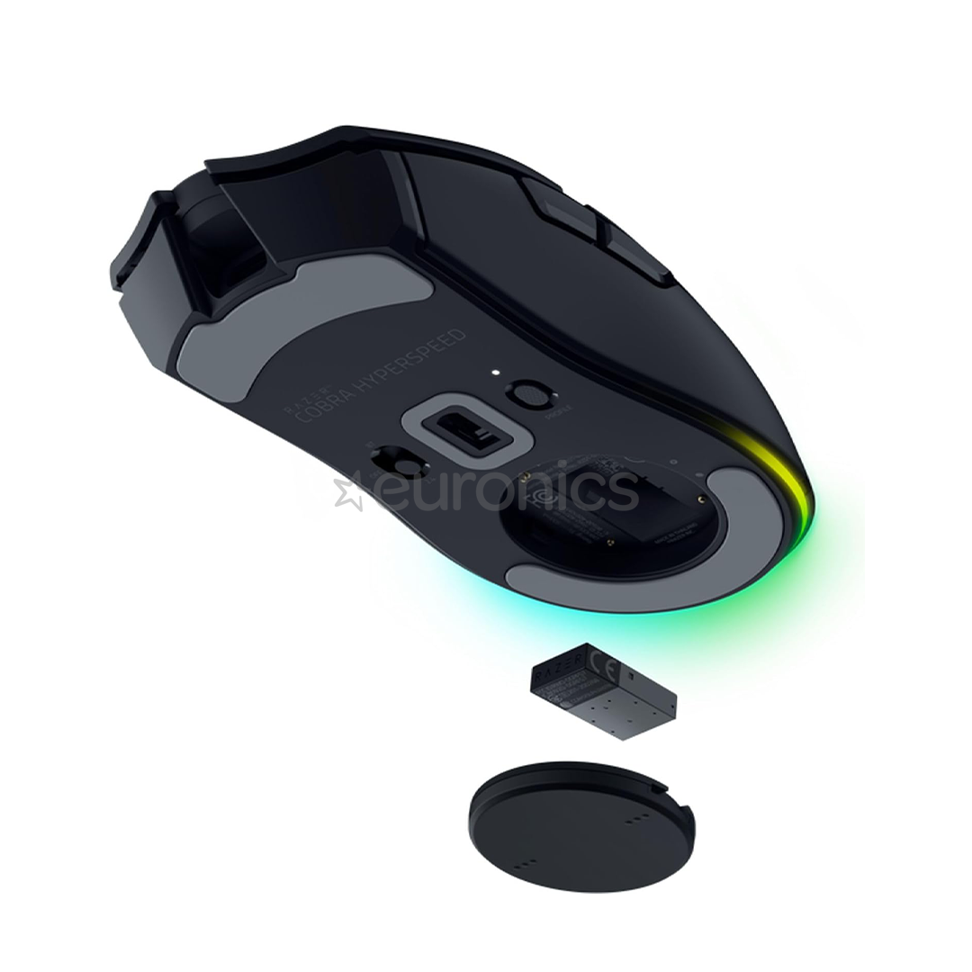 Razer Cobra HyperSpeed, must - Juhtmevaba hiir
