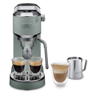 DeLonghi Dedica Duo, green - Manual espresso machine EC890.GR