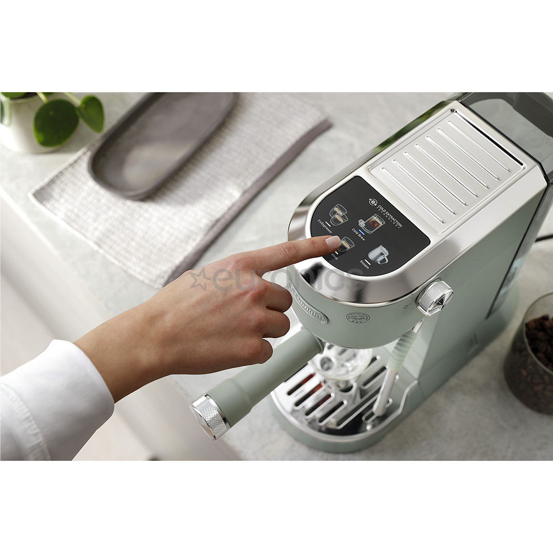 DeLonghi Dedica Duo, roheline - Manuaalne espressomasin