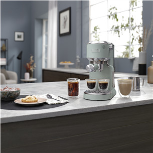 DeLonghi Dedica Duo, roheline - Manuaalne espressomasin