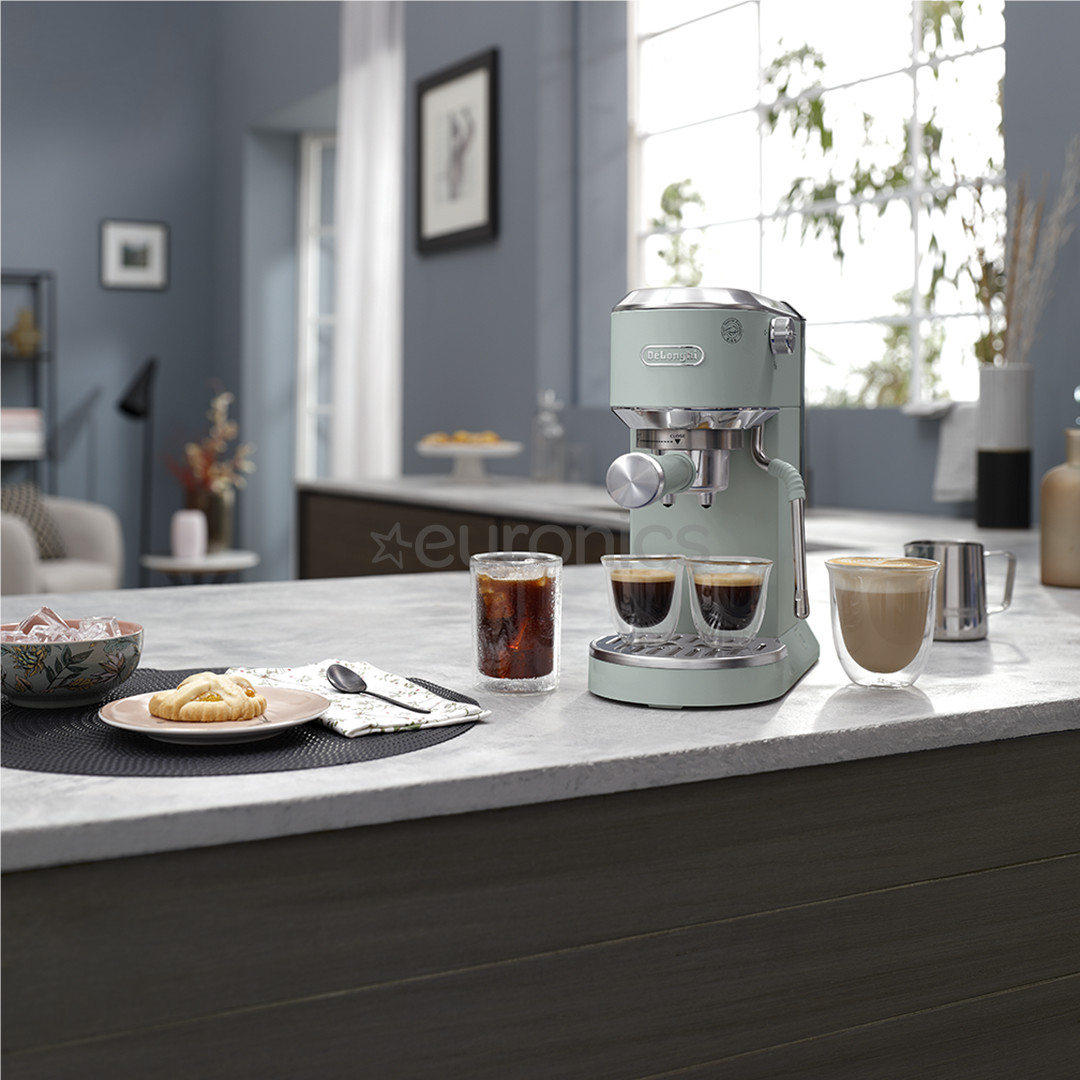 DeLonghi Dedica Duo, roheline - Manuaalne espressomasin