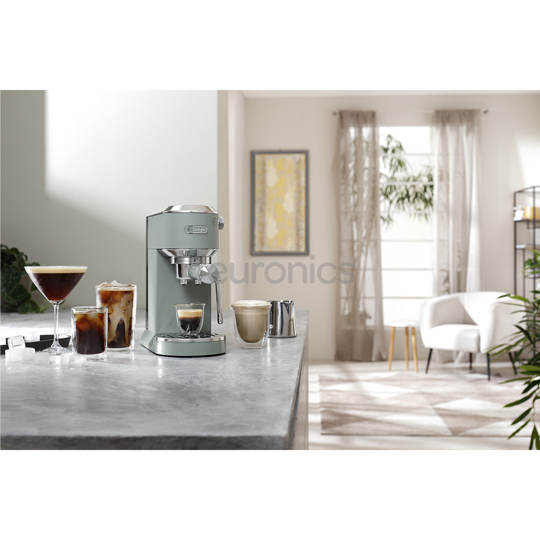 DeLonghi Dedica Duo, roheline - Manuaalne espressomasin