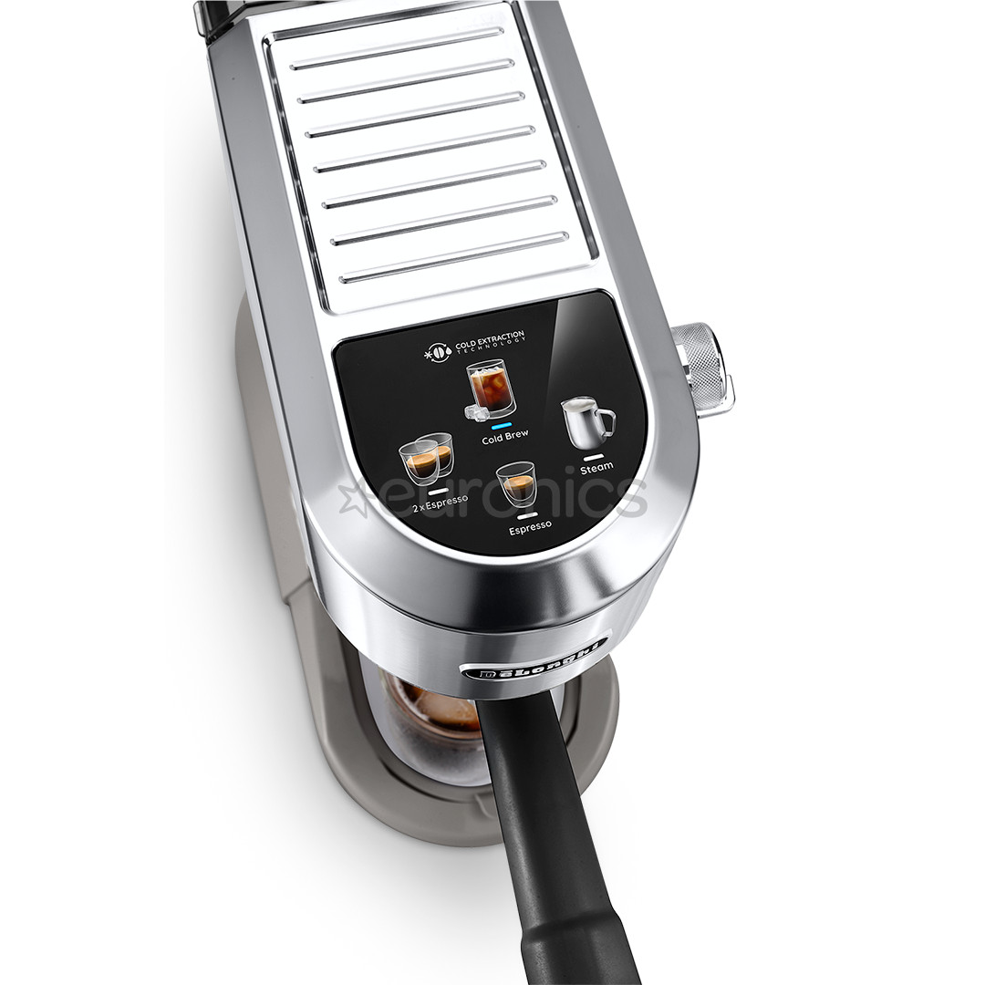 DeLonghi Dedica Duo, серебристый - Ручная кофемашина