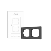 Aqara Switch Frame H2 EU, 2 гнезда, серый - Рамка для выключателя