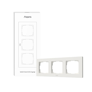 Aqara Switch Frame H2 EU, 3 гнезда, белый - Рамка для выключателя FE-X02D-W