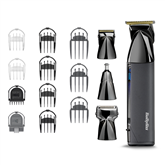 BaByliss Super-X Metal, 15-ühes, must - Trimmeri komplekt