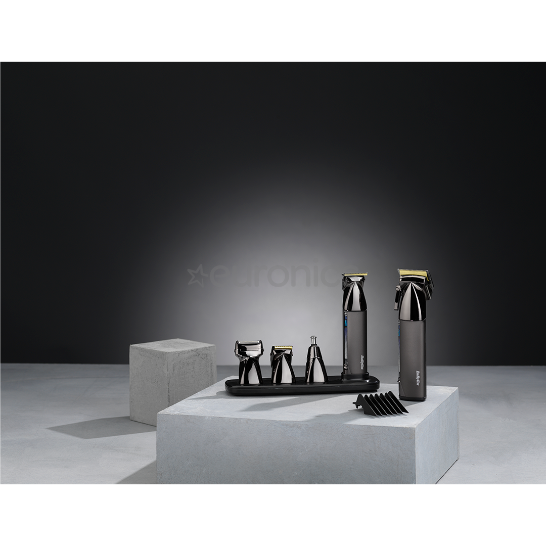 BaByliss Super-X Metal, 15-ühes, must - Trimmeri komplekt