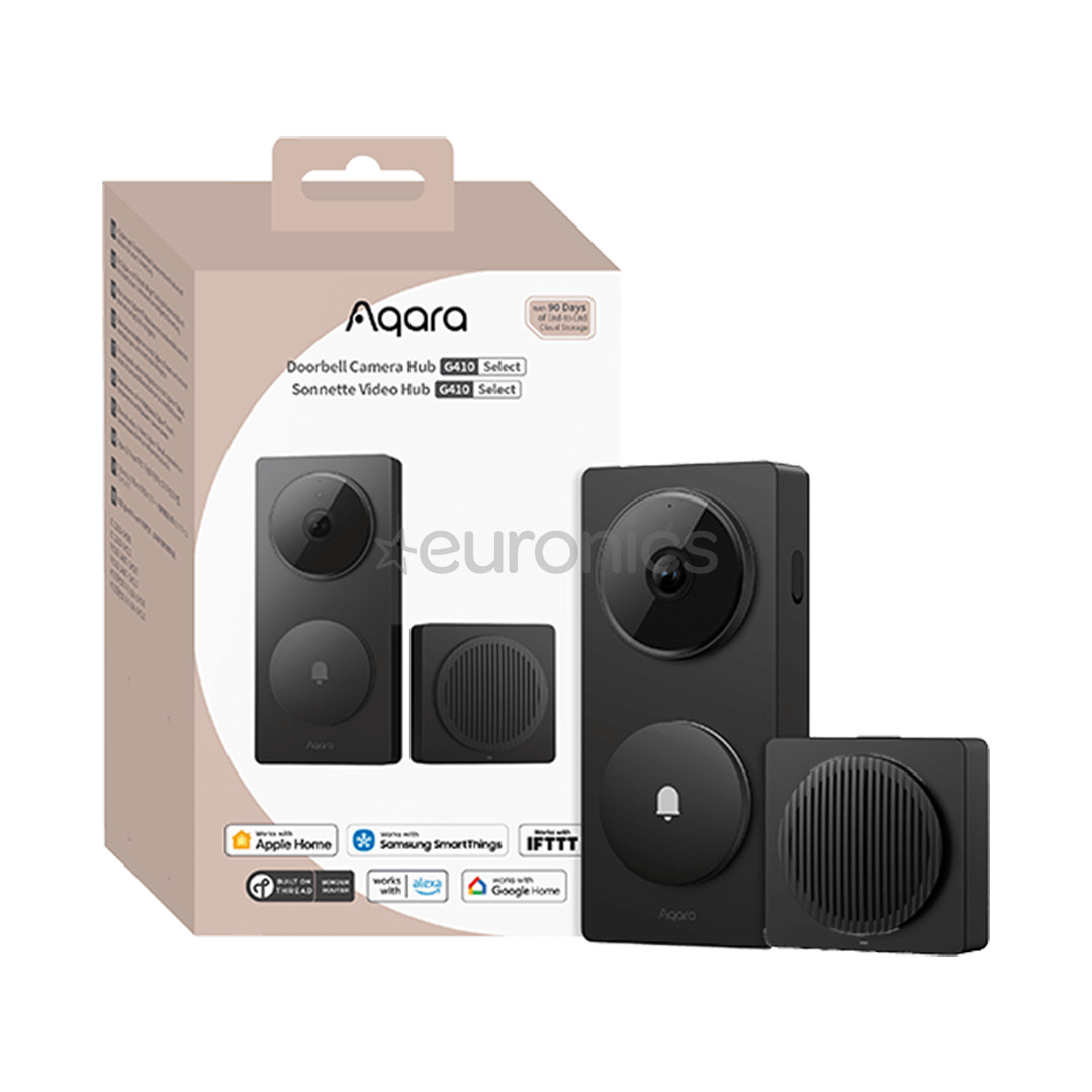 Aqara Doorbell Camera Hub G410, черный - Дверной звонок для умного дома