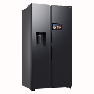 Samsung Bespoke AI Home, NoFrost, 621 L, height 179 cm, black - SBS-refrigerator