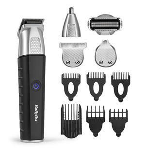 BaByliss Lithium Power 11-ühes, must/roostevaba teras - Trimmeri komplekt MT812E