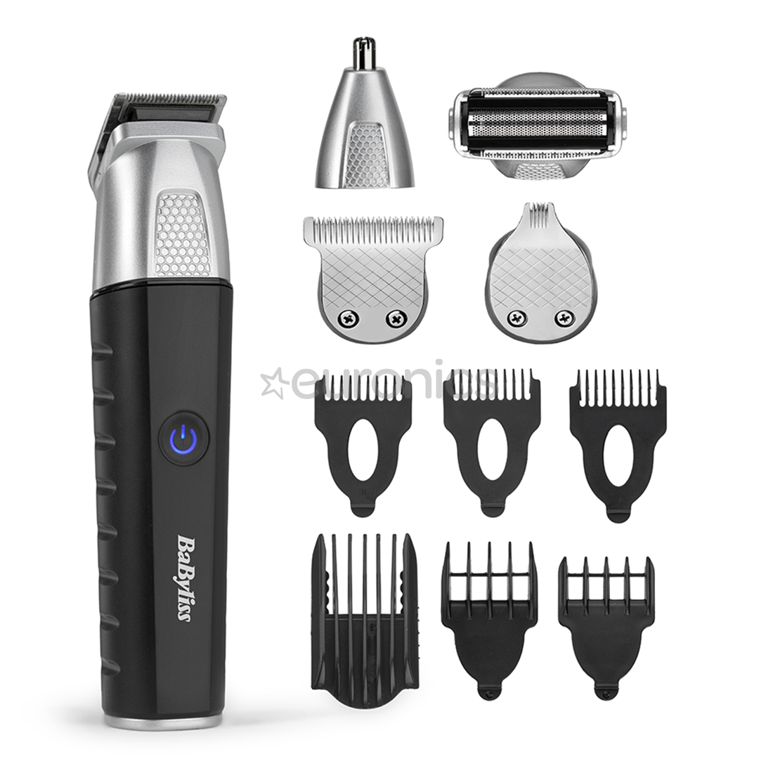 BaByliss Lithium Power 11-ühes, must/roostevaba teras - Trimmeri komplekt