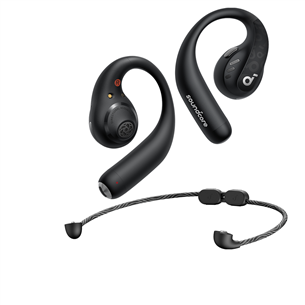 Soundcore AeroFit Pro, must - Juhtmevabad spordikõrvaklapid A3871G11