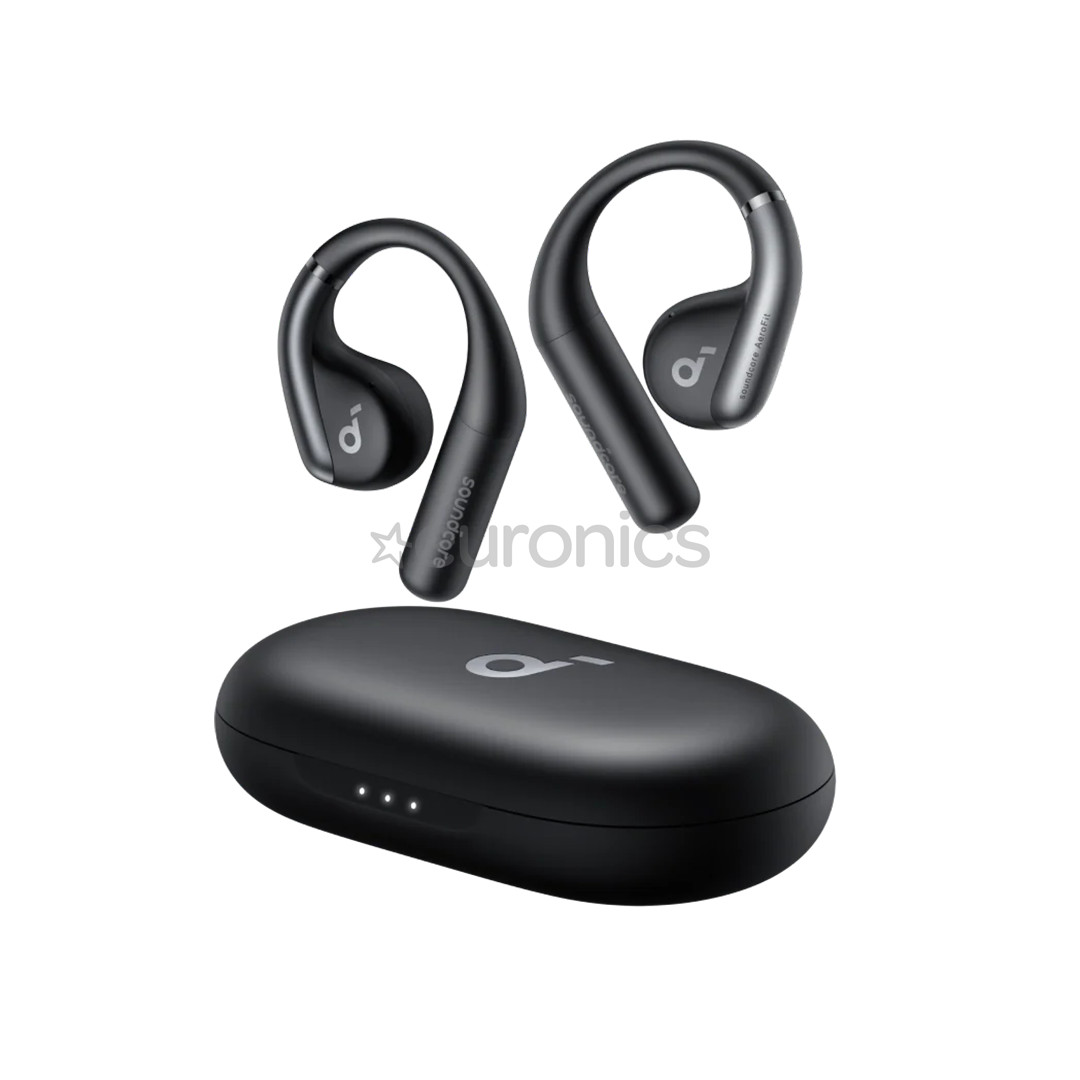 Soundcore AeroFit Pro, black - Wireless sport earbuds