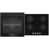 Beko, 72 L, must - Integreeritav ahi + gaasipliidiplaat