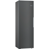 Bosch Series 4, NoFrost, 346 л, высота 186 см, черный - Холодильный шкаф