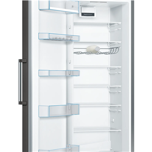 Bosch Series 4, NoFrost, height 186 cm, 346 L, black - Cooler
