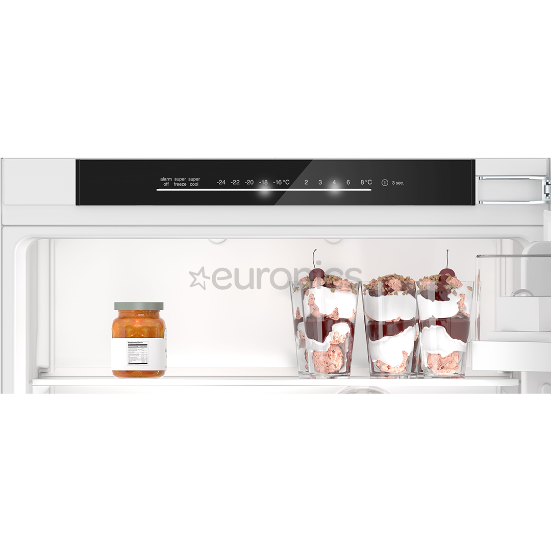 Bosch, Series 6, NoFrost, 260 L, height 178 cm - Built-in refrigerator