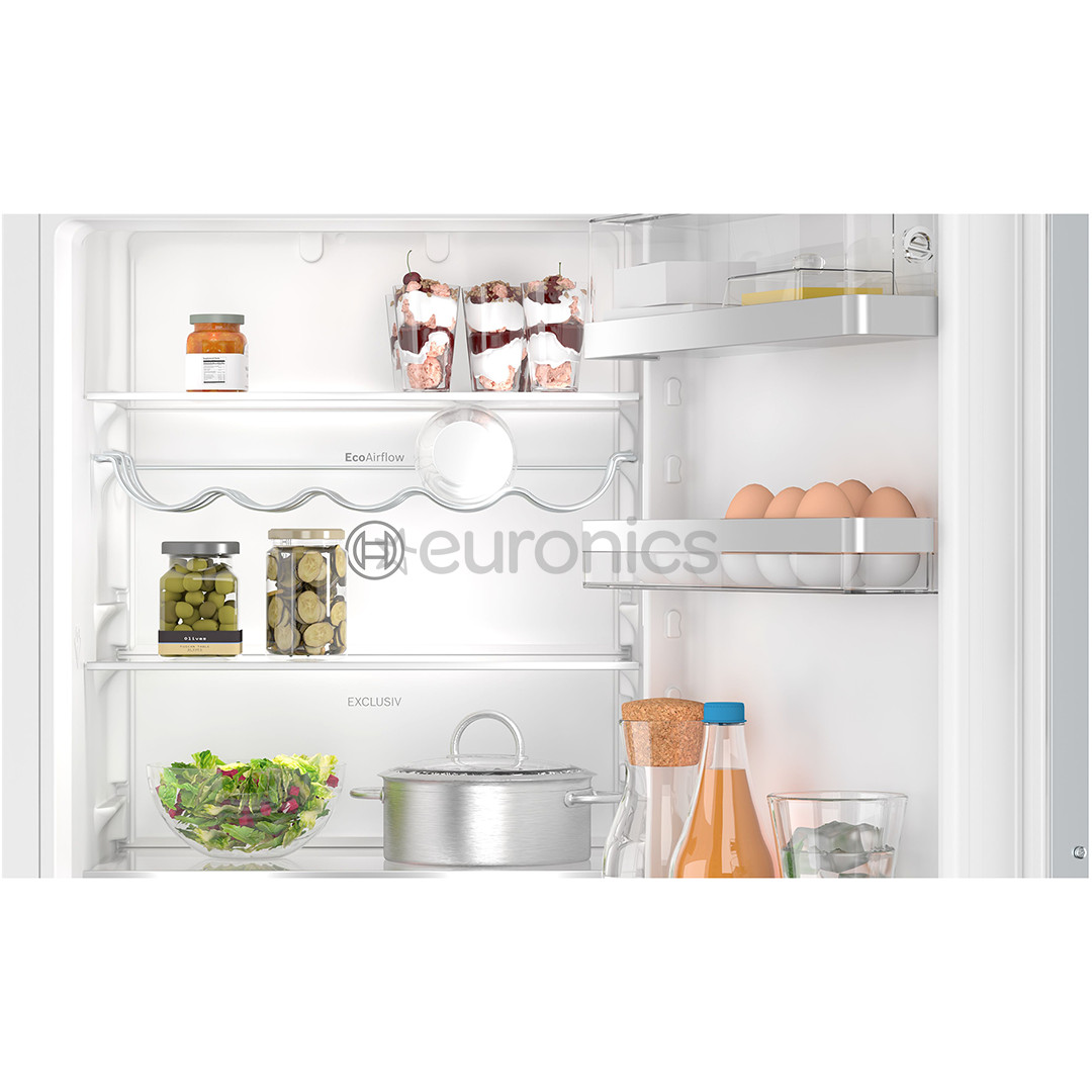 Bosch, Series 6, NoFrost, 260 л, высота 178 см - Интегрируемый холодильник