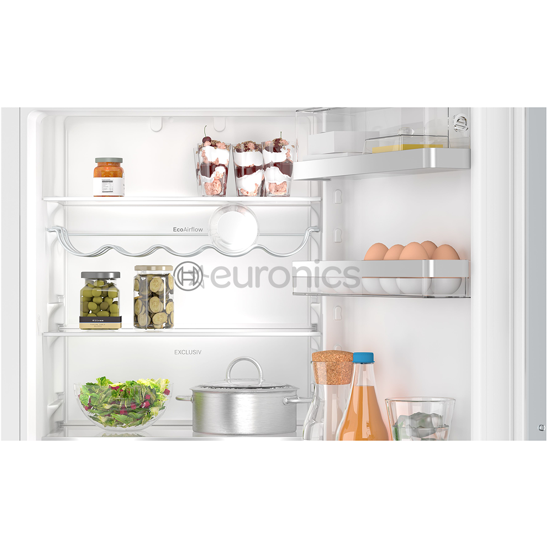 Bosch, Series 6, NoFrost, 260 L, height 178 cm - Built-in refrigerator