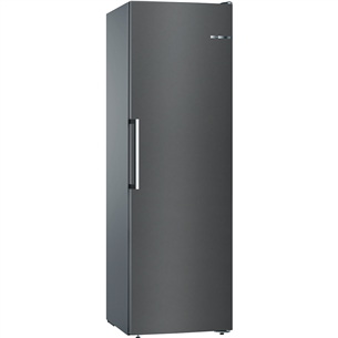 Bosch, Seeria 4, NoFrost, 242 L, kõrgus 186 cm, must - Sügavkülmik