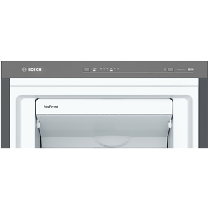 Bosch, Seeria 4, NoFrost, 242 L, kõrgus 186 cm, must - Sügavkülmik