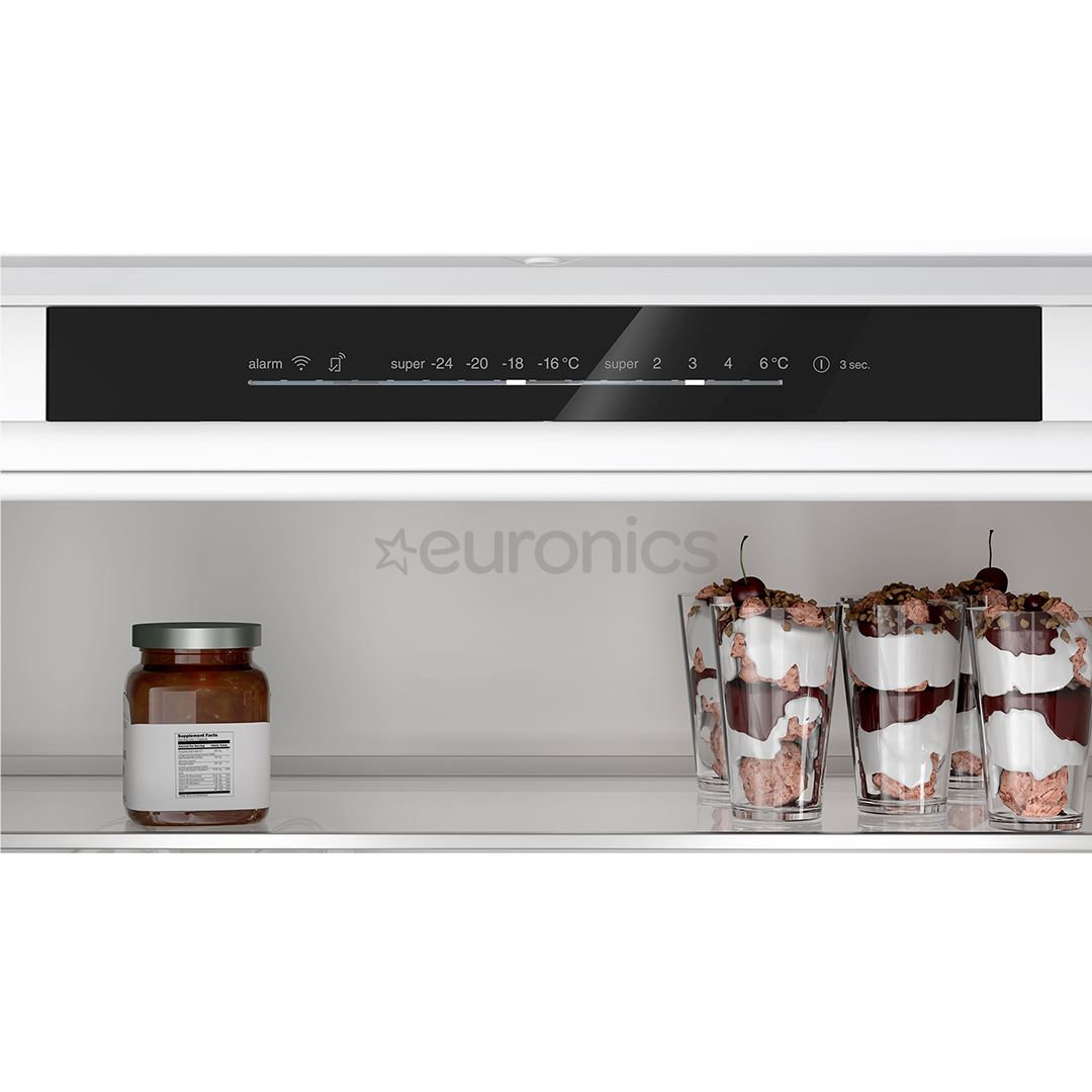 Bosch, Series 4, NoFrost, 383 L, height 194 cm - Built-in refrigerator