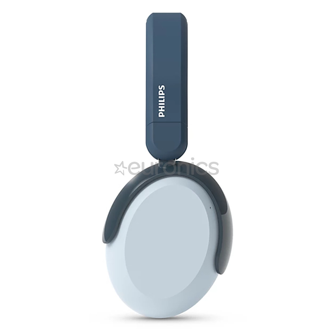 Philips TAK5500, active noise-cancelling, sinine - Juhtmevabad laste kõrvaklapid