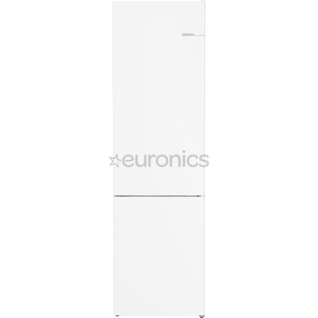 Bosch, Series 4, NoFrost, 363 L, height 203 cm, white - Refrigerator