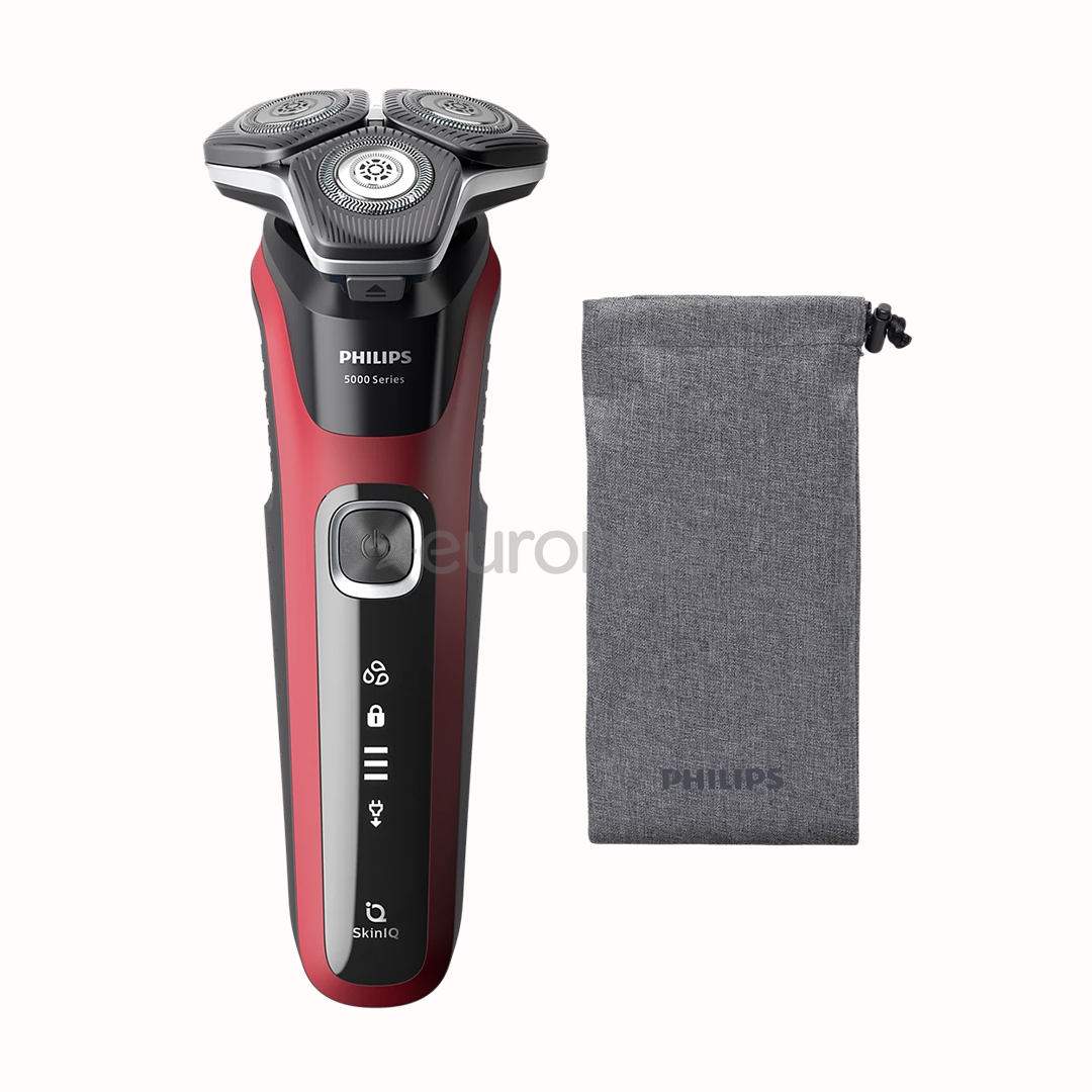 Philips Shaver Series 5000, Wet & Dry, красный/черный - Бритва