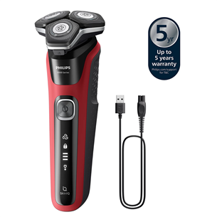 Philips Shaver Series 5000, Wet & Dry, красный/черный - Бритва
