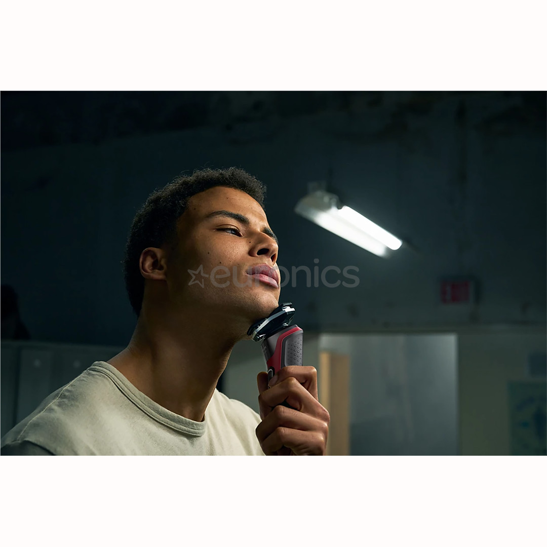 Philips Shaver Series 5000 Wet & Dry, punane/must - Pardel