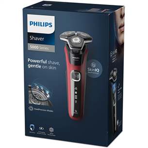 Philips Shaver Series 5000, Wet & Dry, красный/черный - Бритва