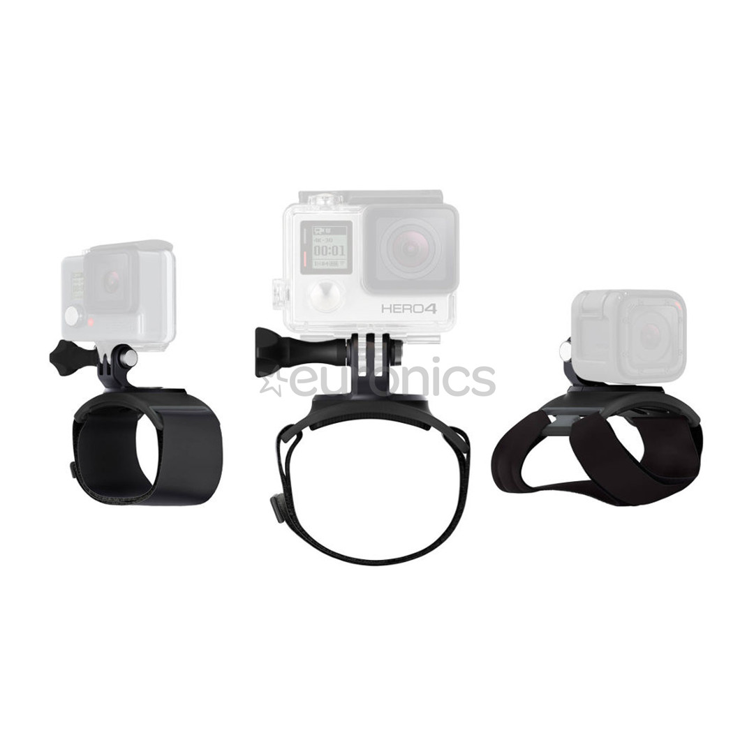 GoPro Hand and Wrist Strap, must - Kaamerakinnitus randmele