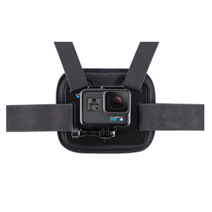 GoPro Chesty, must - Kaamera rakmekinnitus rinnale