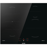 Gorenje, widht 59,5 cm, frameless, black - Built-in induction hob